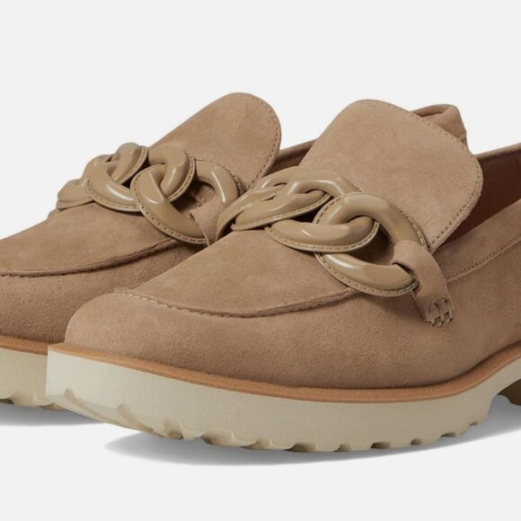 Cole Haan Shoes - Cole Haan Women's Geneva Chain Loafer in Tan